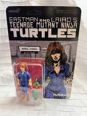 Eastman & Laird’s- TMNT- April O'Neil- Super7- ReAction Figures- Nickelodeon